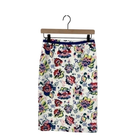 Boden Dresses & Skirts - Boden White Floral Pencil Skirt
